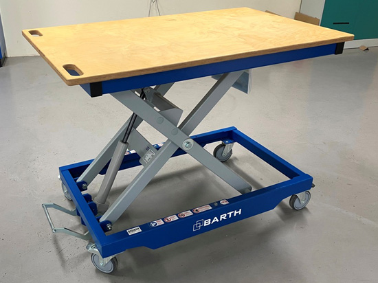 Verkauf Demo BARTH-Hubtisch-H330