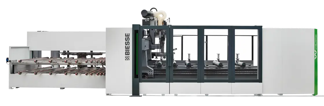 CNC Bearbeitungscenter überlappend