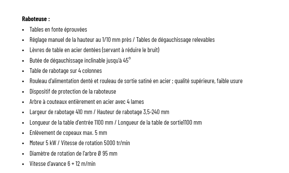 Casadei Universalmaschine C-41-ES