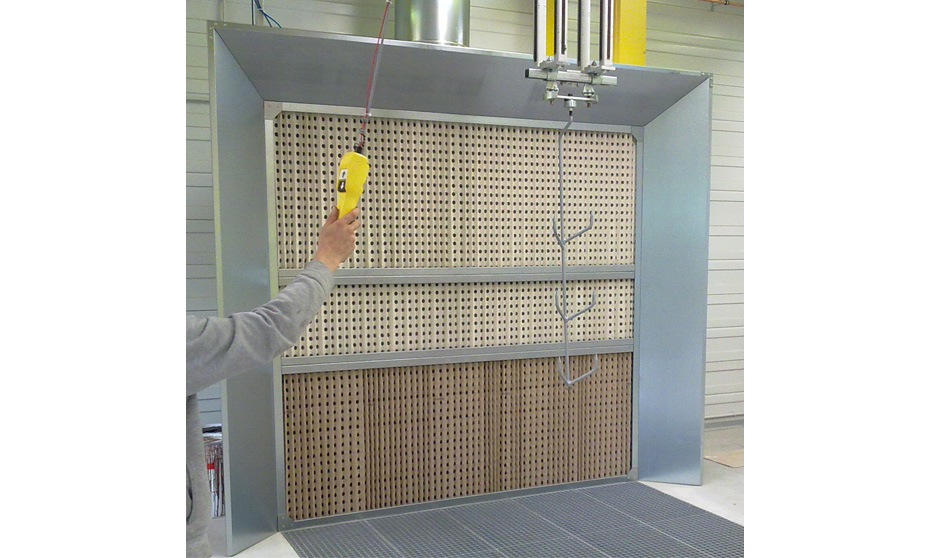 Spänex Farbnebelabsauganlage_TAW_Trockenspritzwand