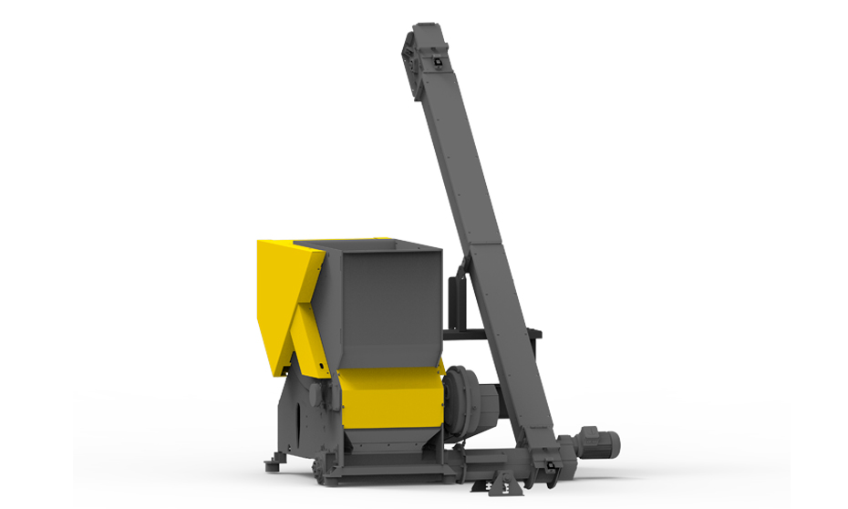 UNTHA Systemlösungen mit Zerkleinerer und Fördersystemen