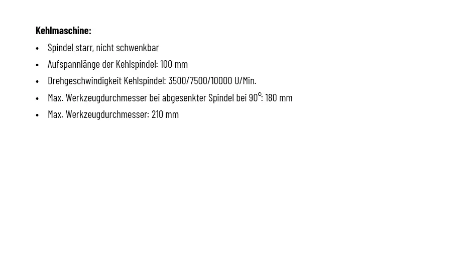 Casadei Universalmaschine C-30-C