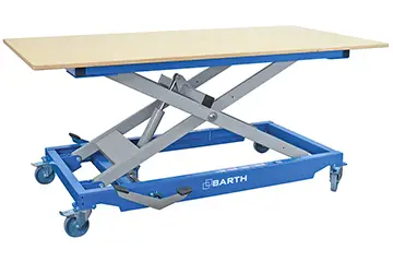 barth hubtisch h 350 x l