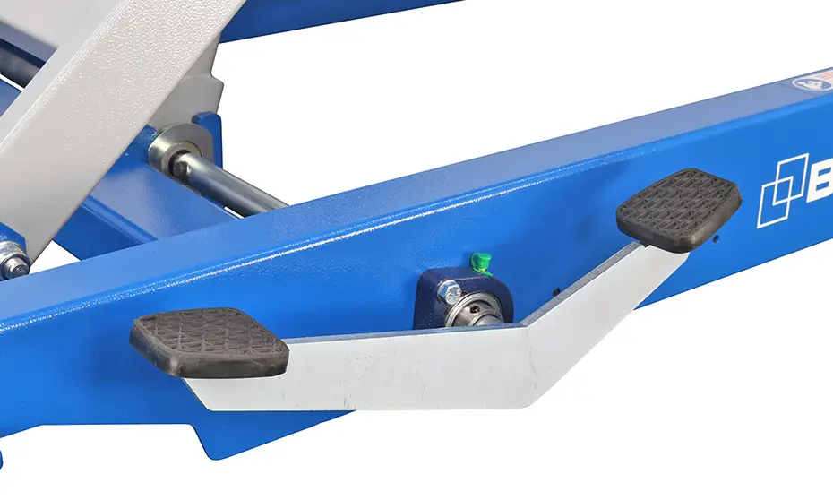 barth hubtisch h 350 xl fusspedal detail