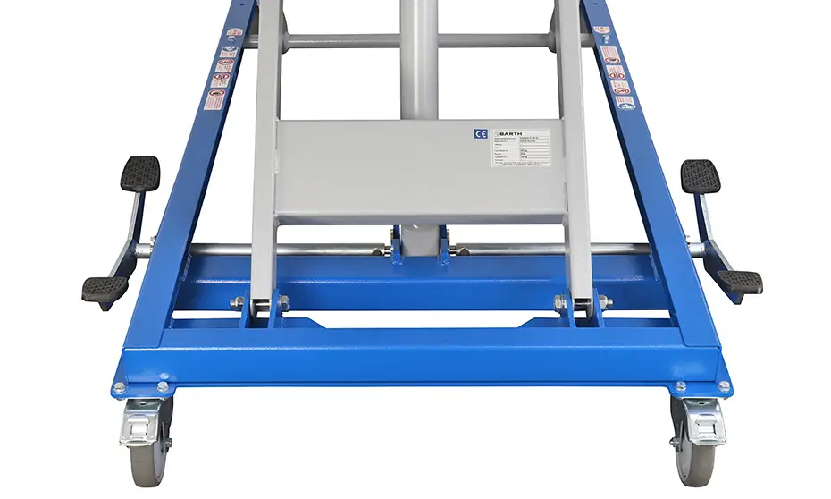 barth hubtisch h 350 xl fusspedal
