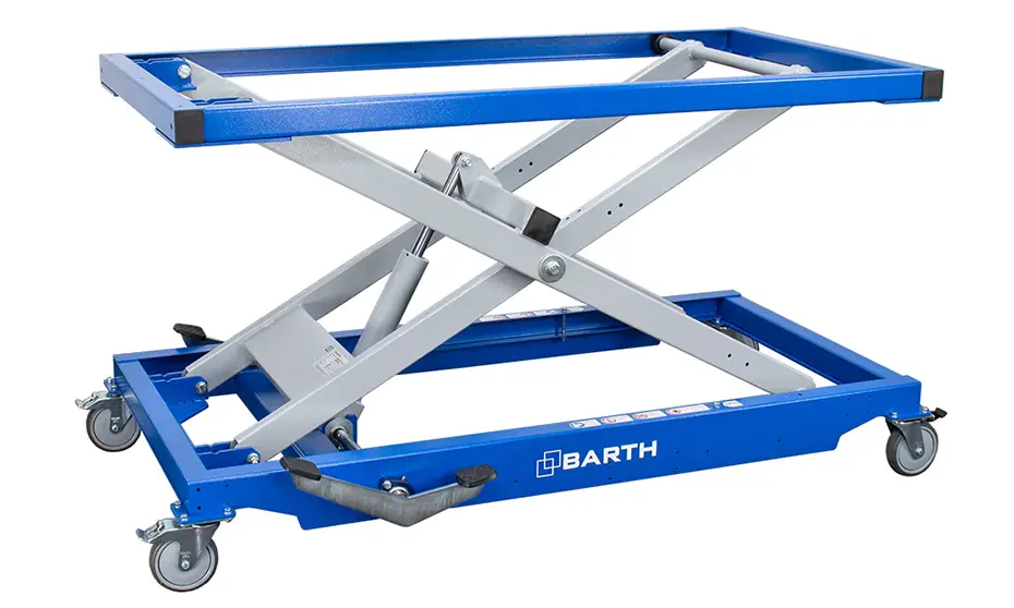 barth hubtisch h 350 xl ohne arbeitsplatte