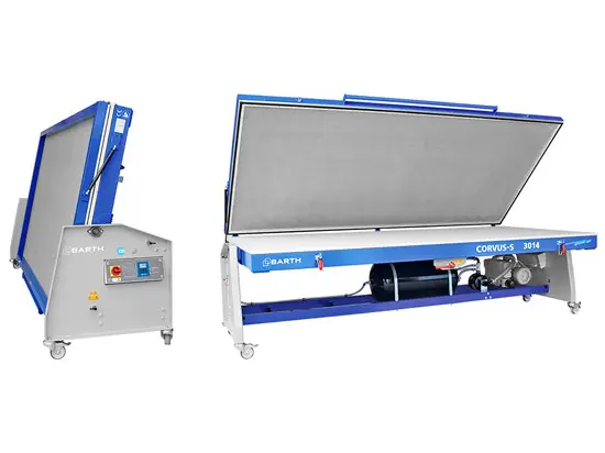 barth-vakuumpresse-corvus-s an Lager