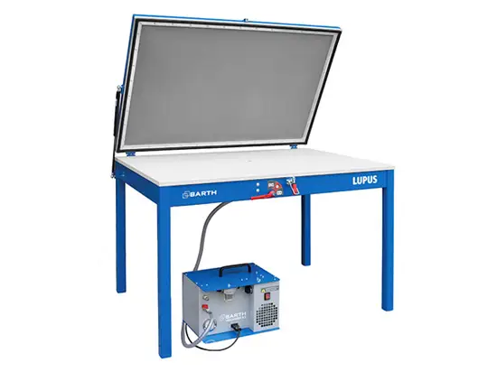 barth-vakuumpresse-lupus an Lager