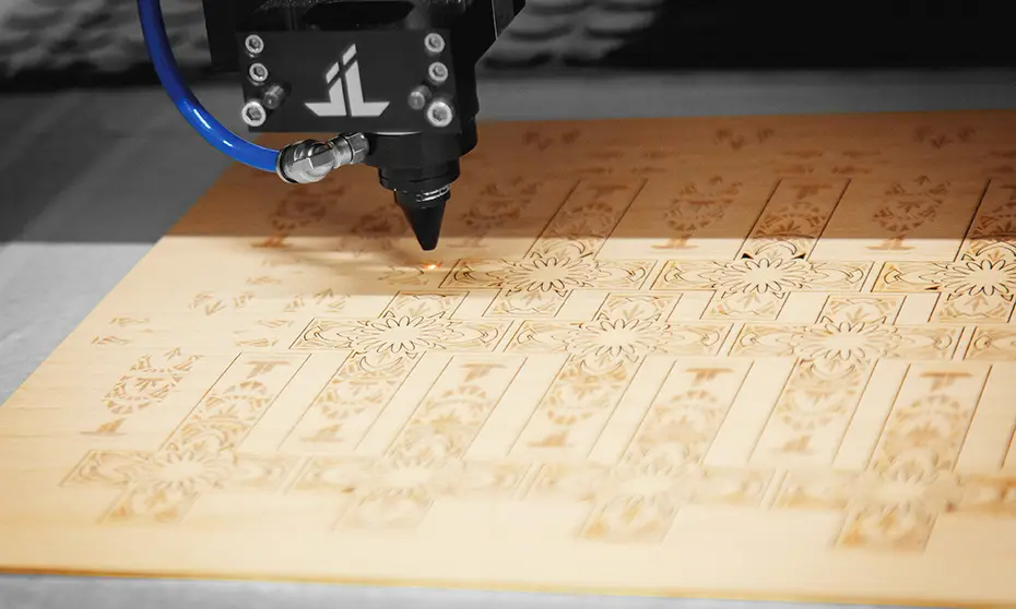 justlaser holzgravur detail