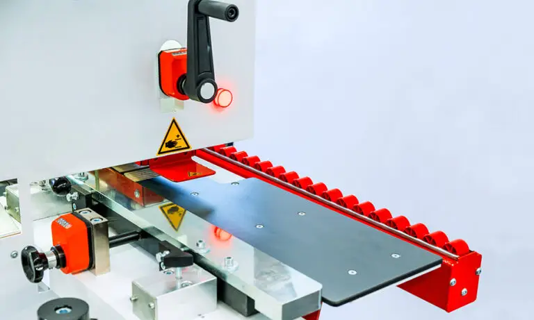 kantenanleimmaschine lange maschinenbau b 85 kfe einlauflineal