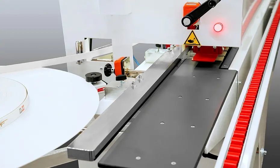 kantenanleimmaschine lange maschinenbau b 90 kf einlauflineal