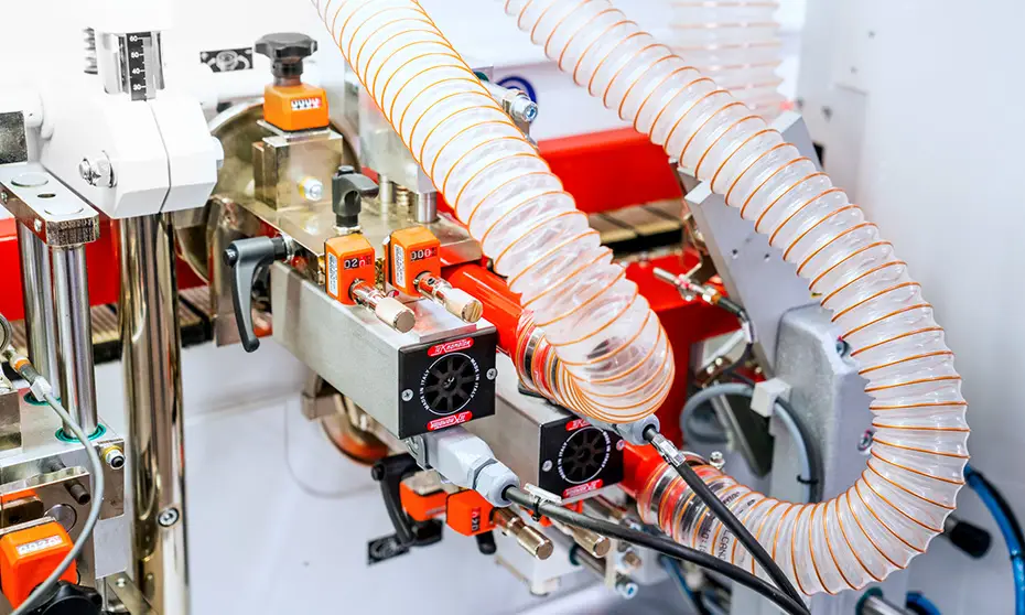 kantenanleimmaschine lange maschinenbau b 90 kfe fraesaggregat
