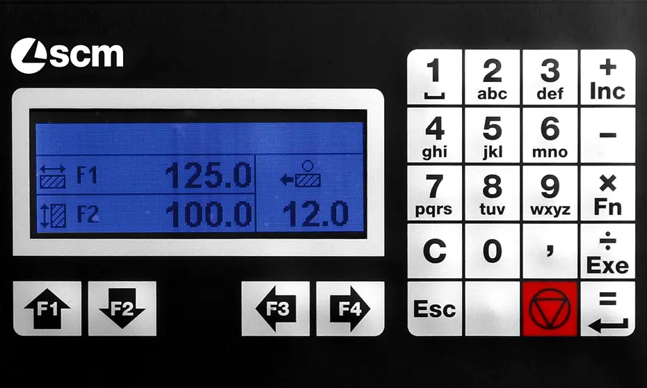 vierseitenhobelmaschine scm profiset 60 anzeige